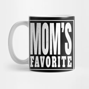 Moms Favorite - Square Grunge Mug